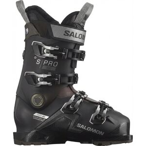 NEW SALOMON women's s/pro hv 90 w gw ski boots in black/silver metallic
